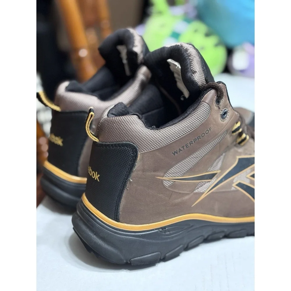 Reebok Arion RB4512 Men's Work Boots 13W‎ Waterproof ASTM Safety Toe Brown